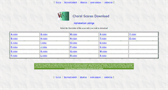 Desktop Screenshot of choralscores.hearchoirs.net