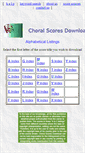 Mobile Screenshot of choralscores.hearchoirs.net